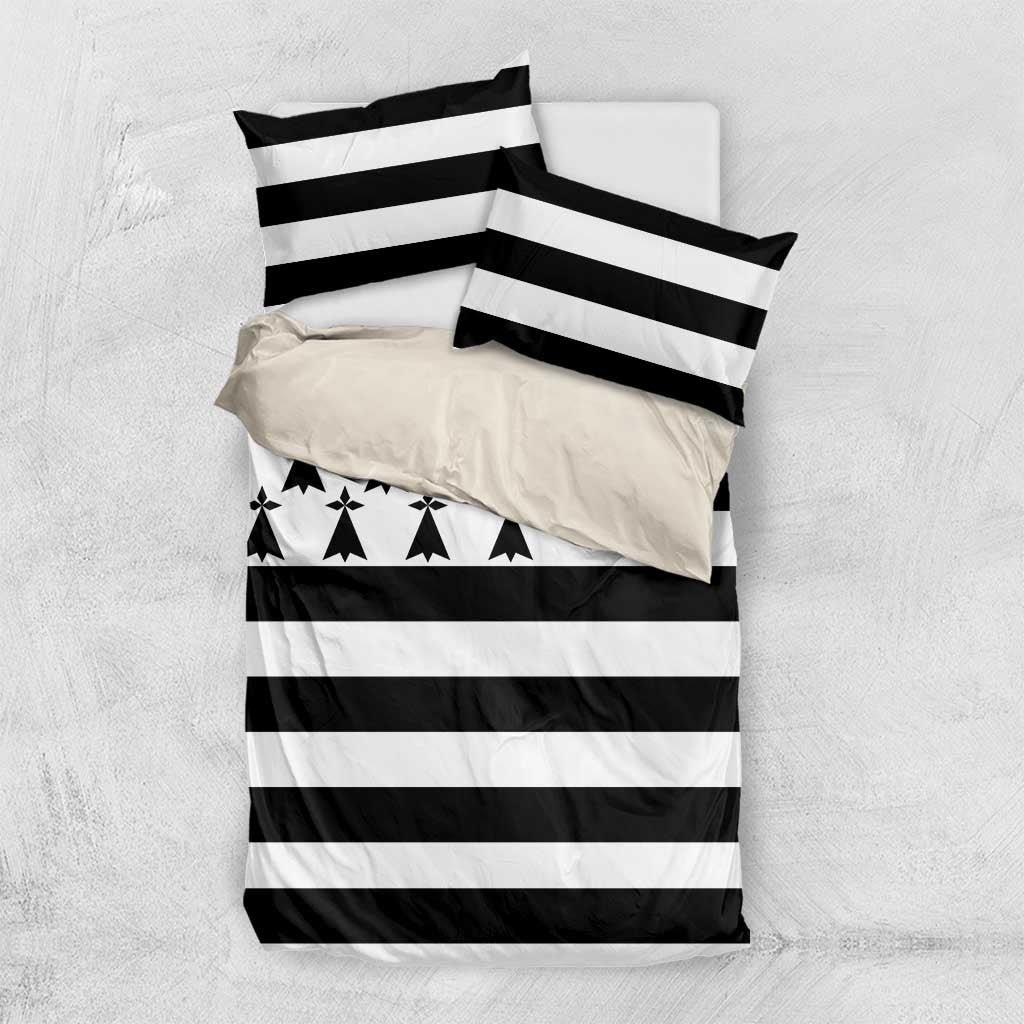 Brittany Flag Style Bedding Set Kentoch Mervel Eget Bezan Saotret - Wonder Print Shop