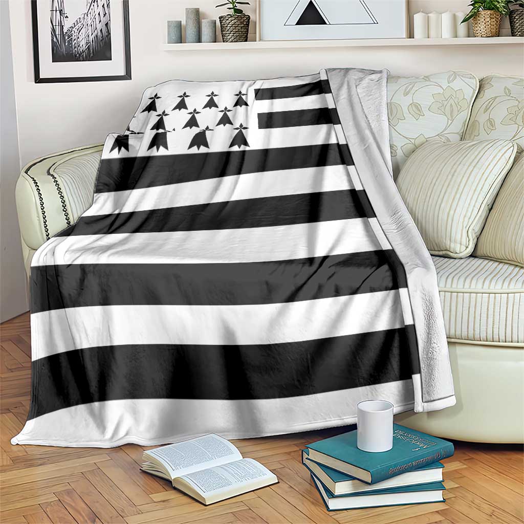 Brittany Flag Style Blanket Kentoch Mervel Eget Bezan Saotret - Wonder Print Shop