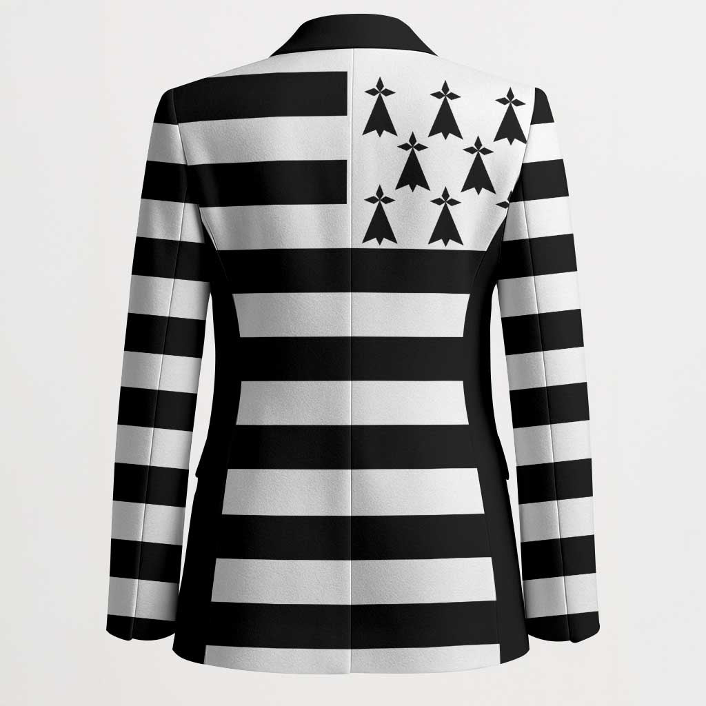 Brittany Flag Style Blazer Kentoch Mervel Eget Bezan Saotret - Wonder Print Shop
