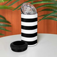 Brittany Flag Style 4 in 1 Can Cooler Tumbler Kentoch Mervel Eget Bezan Saotret - Wonder Print Shop