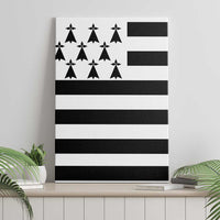 Brittany Flag Style Canvas Wall Art Kentoch Mervel Eget Bezan Saotret - Wonder Print Shop
