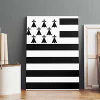 Brittany Flag Style Canvas Wall Art Kentoch Mervel Eget Bezan Saotret - Wonder Print Shop