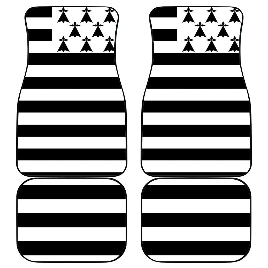 Brittany Flag Style Car Mats Kentoch Mervel Eget Bezan Saotret - Wonder Print Shop
