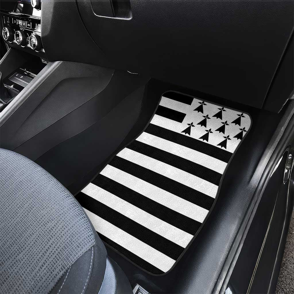 Brittany Flag Style Car Mats Kentoch Mervel Eget Bezan Saotret - Wonder Print Shop