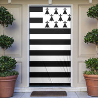 Brittany Flag Style Door Cover Kentoch Mervel Eget Bezan Saotret - Wonder Print Shop