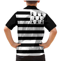 Brittany Flag Style Family Matching Mermaid Dress and Hawaiian Shirt Kentoch Mervel Eget Bezan Saotret - Wonder Print Shop