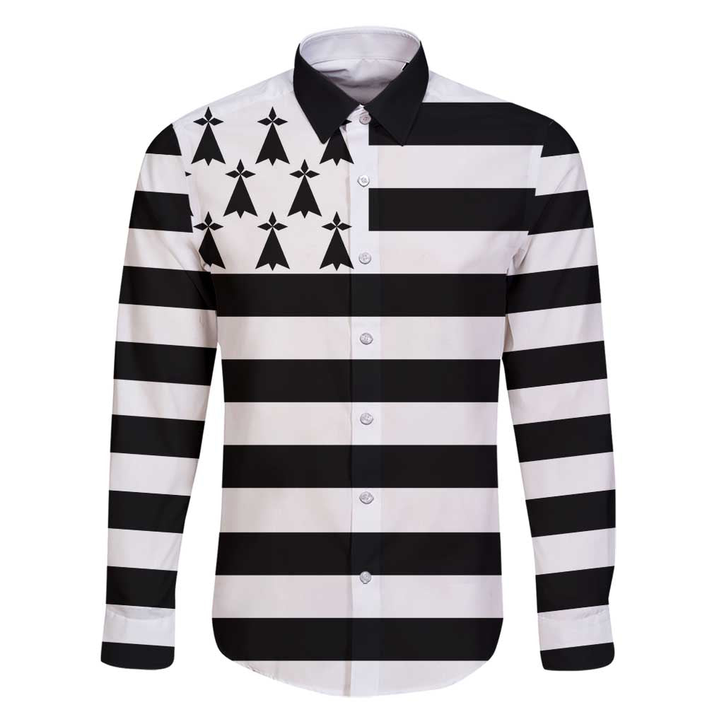 Brittany Flag Style Family Matching Puletasi and Hawaiian Shirt Kentoch Mervel Eget Bezan Saotret - Wonder Print Shop