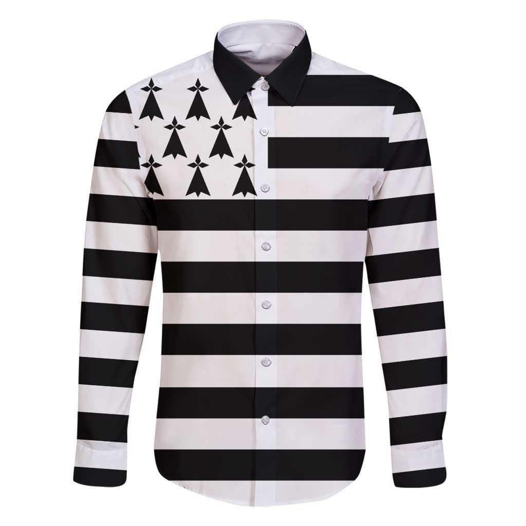 Brittany Flag Style Family Matching Summer Maxi Dress and Hawaiian Shirt Kentoch Mervel Eget Bezan Saotret - Wonder Print Shop