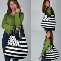 Brittany Flag Style Grocery Bag Kentoch Mervel Eget Bezan Saotret - Wonder Print Shop