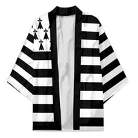Brittany Flag Style Kimono Kentoch Mervel Eget Bezan Saotret - Wonder Print Shop