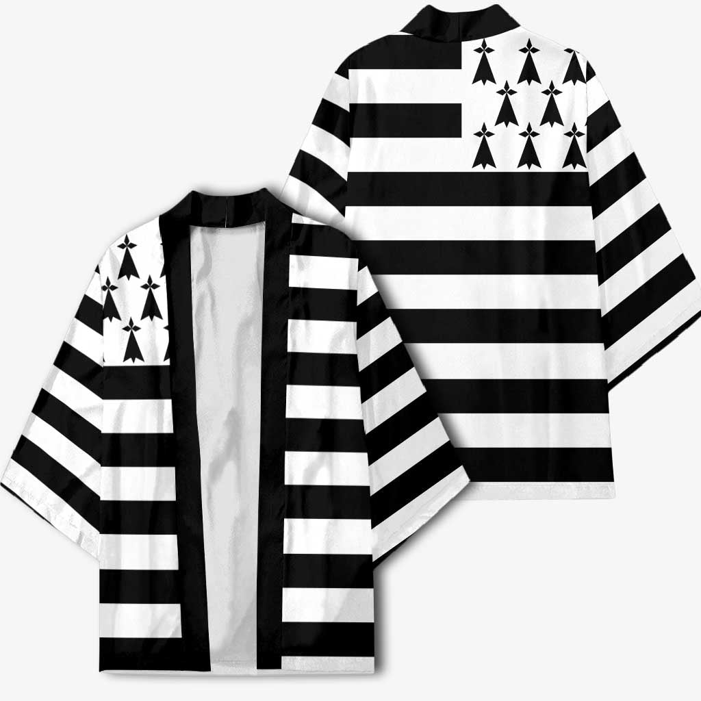 Brittany Flag Style Kimono Kentoch Mervel Eget Bezan Saotret - Wonder Print Shop