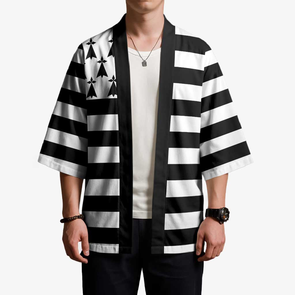 Brittany Flag Style Kimono Kentoch Mervel Eget Bezan Saotret - Wonder Print Shop
