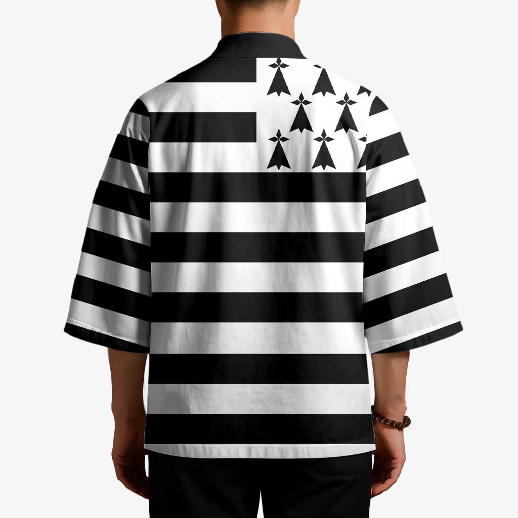Brittany Flag Style Kimono Kentoch Mervel Eget Bezan Saotret - Wonder Print Shop