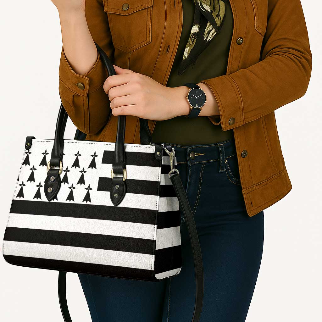 Brittany Flag Style Leather Bag Kentoch Mervel Eget Bezan Saotret - Wonder Print Shop