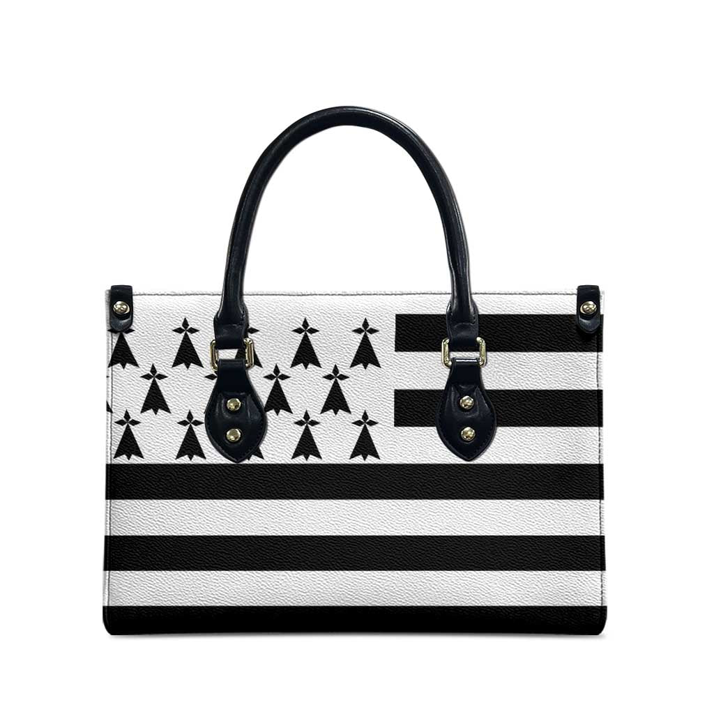 Brittany Flag Style Leather Bag Kentoch Mervel Eget Bezan Saotret - Wonder Print Shop