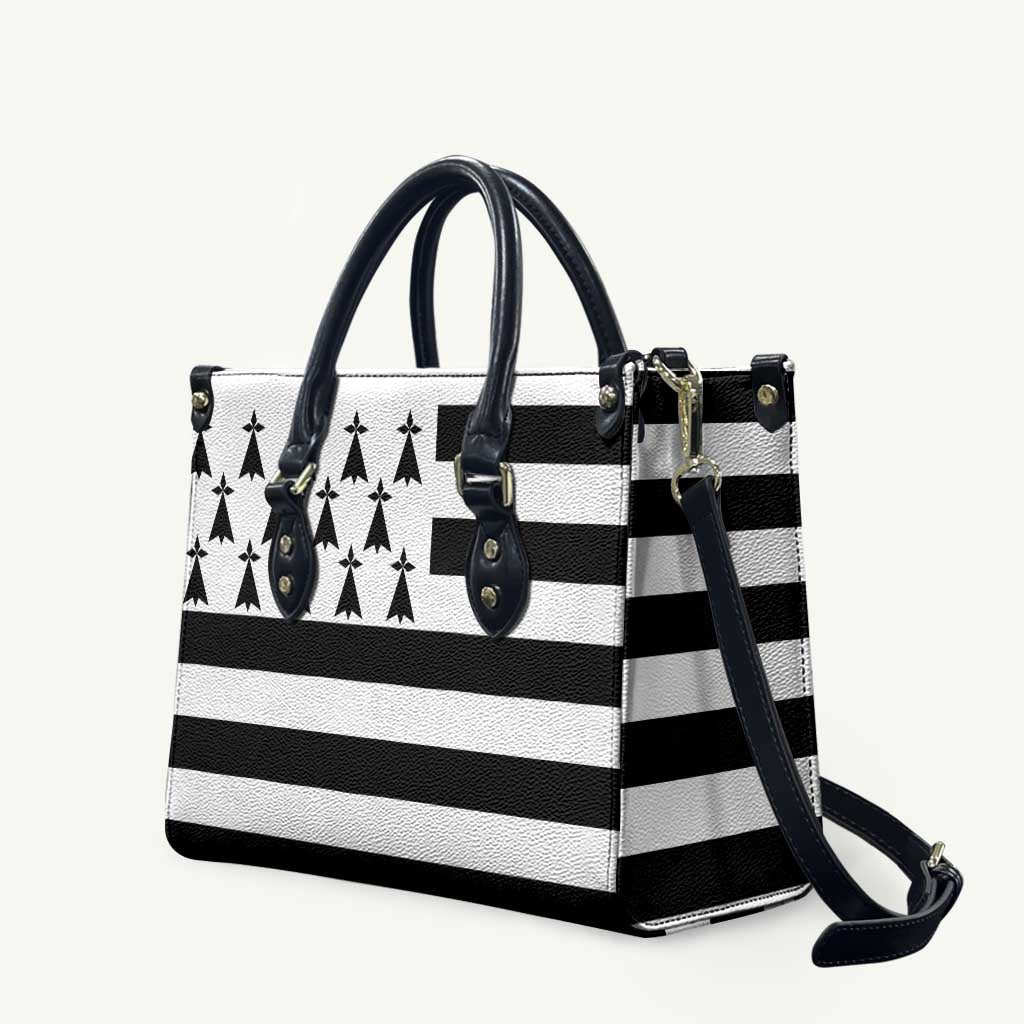 Brittany Flag Style Leather Bag Kentoch Mervel Eget Bezan Saotret - Wonder Print Shop
