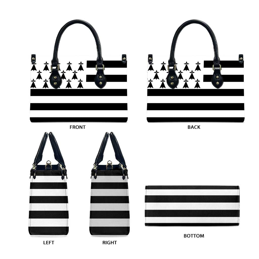 Brittany Flag Style Leather Bag Kentoch Mervel Eget Bezan Saotret - Wonder Print Shop