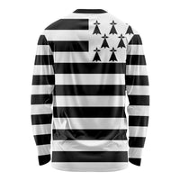 Brittany Flag Style Long Sleeve Shirt Kentoch Mervel Eget Bezan Saotret - Wonder Print Shop