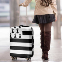 Brittany Flag Style Luggage Cover Kentoch Mervel Eget Bezan Saotret - Wonder Print Shop
