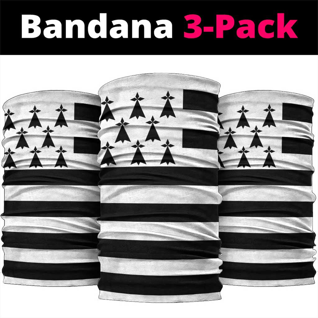 Brittany Flag Style Neck Gaiter Kentoch Mervel Eget Bezan Saotret - Wonder Print Shop