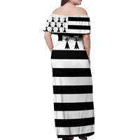Brittany Flag Style Off Shoulder Maxi Dress Kentoch Mervel Eget Bezan Saotret - Wonder Print Shop