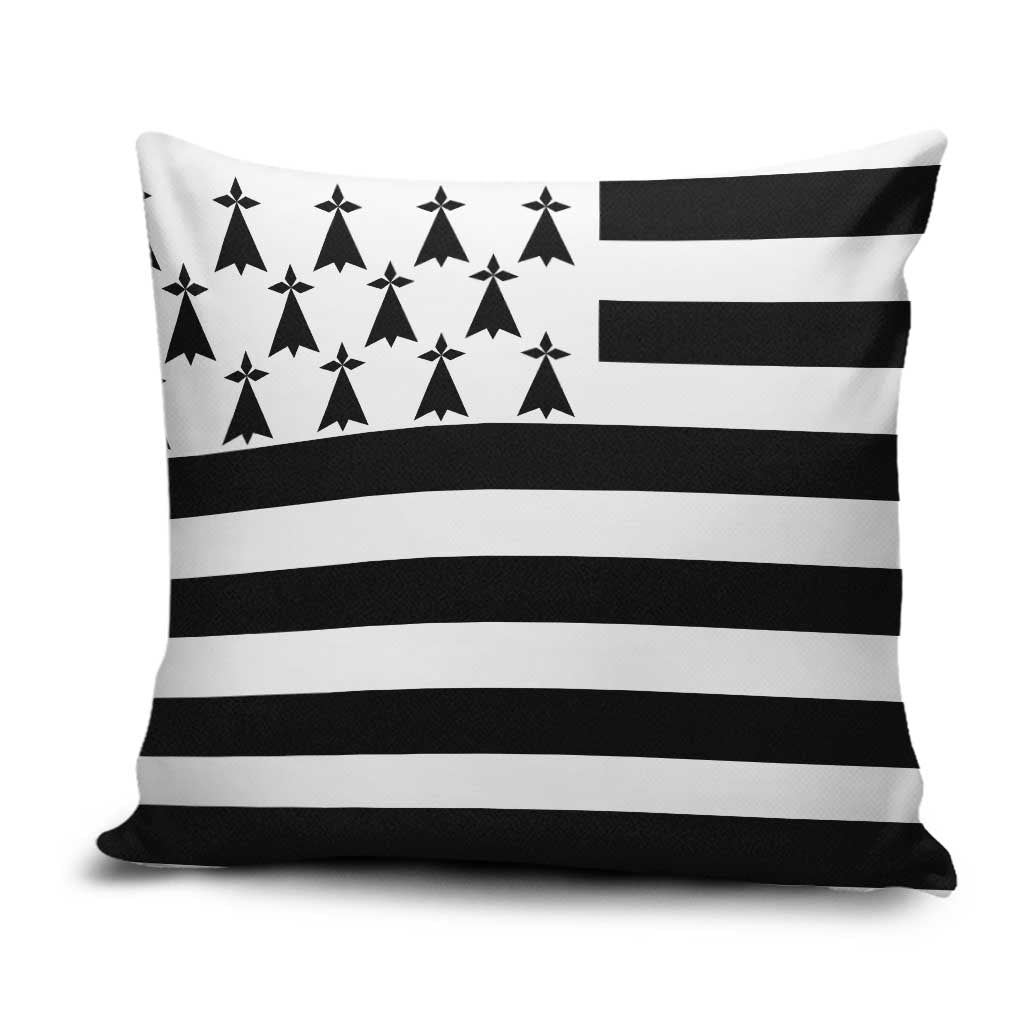 Brittany Flag Style Pillow Cover Kentoch Mervel Eget Bezan Saotret - Wonder Print Shop
