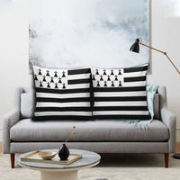 Brittany Flag Style Pillow Cover Kentoch Mervel Eget Bezan Saotret - Wonder Print Shop