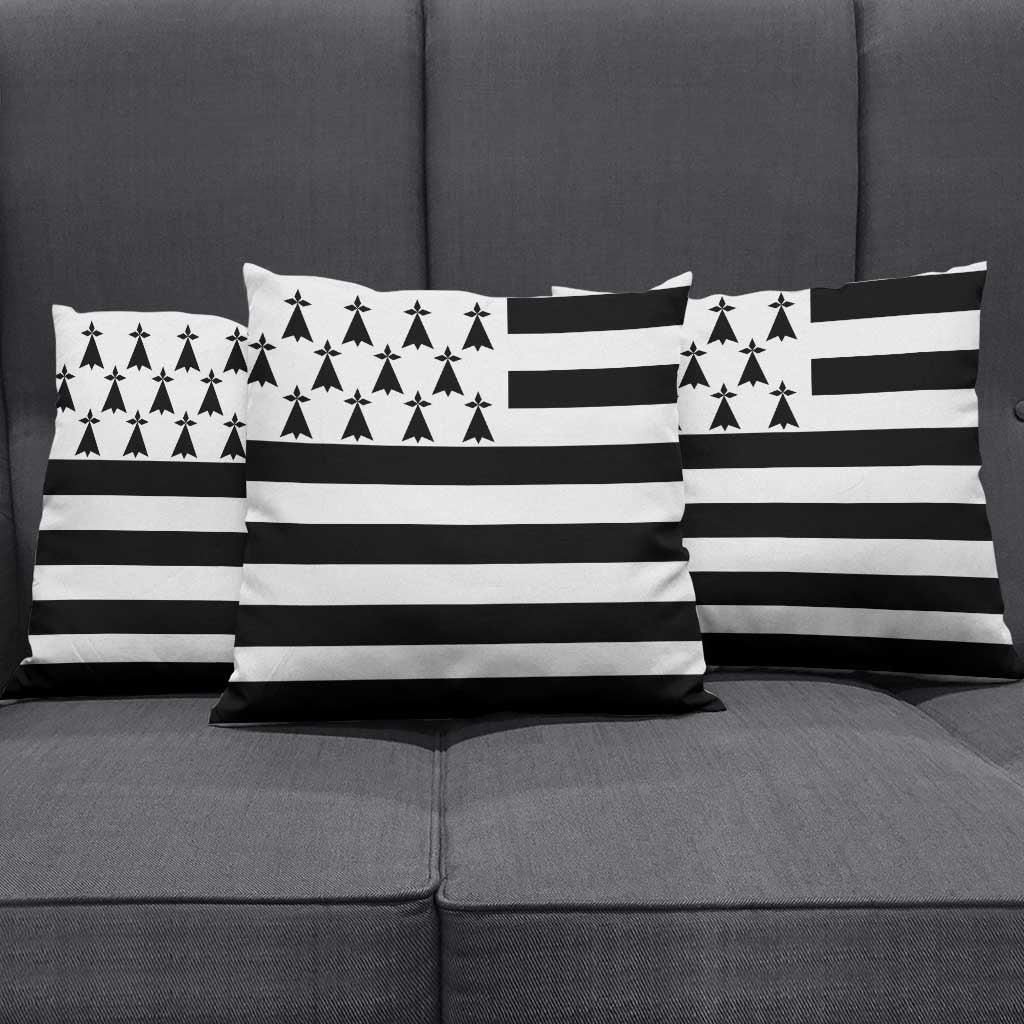 Brittany Flag Style Pillow Cover Kentoch Mervel Eget Bezan Saotret - Wonder Print Shop