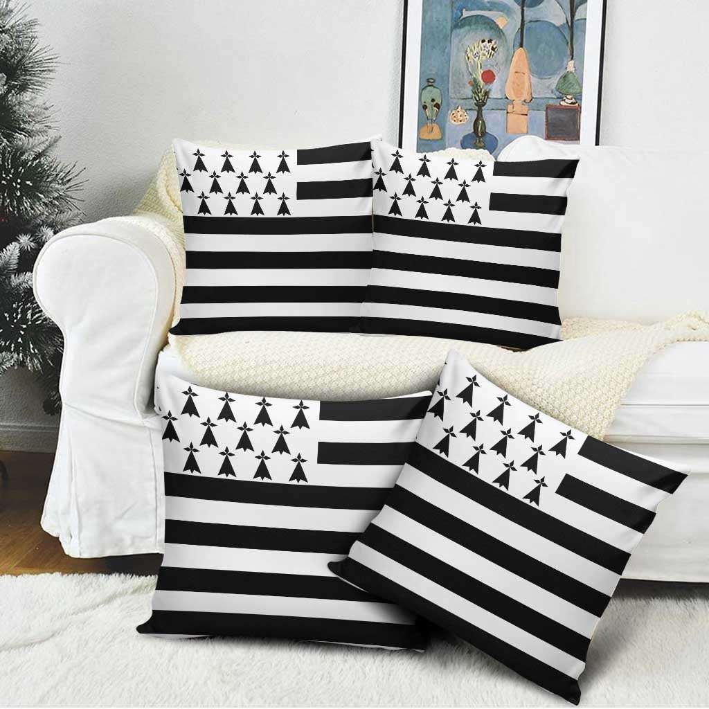 Brittany Flag Style Pillow Cover Kentoch Mervel Eget Bezan Saotret - Wonder Print Shop