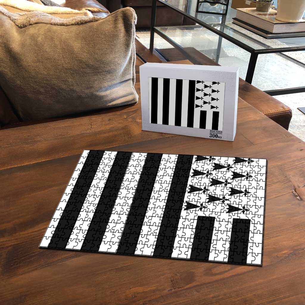 Brittany Flag Style Puzzle Kentoch Mervel Eget Bezan Saotret - Wonder Print Shop