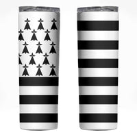 Brittany Flag Style Skinny Tumbler Kentoch Mervel Eget Bezan Saotret - Wonder Print Shop
