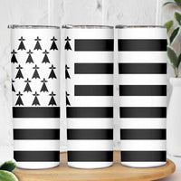 Brittany Flag Style Skinny Tumbler Kentoch Mervel Eget Bezan Saotret - Wonder Print Shop