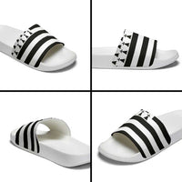 Brittany Flag Style Slide Sandals Kentoch Mervel Eget Bezan Saotret - Wonder Print Shop