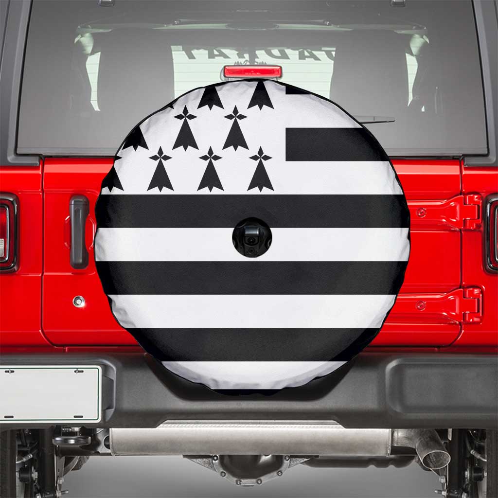 Brittany Flag Style Spare Tire Cover Kentoch Mervel Eget Bezan Saotret - Wonder Print Shop