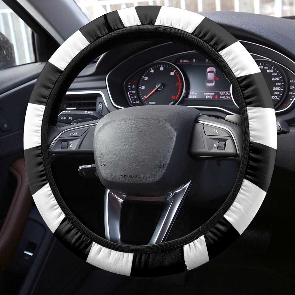 Brittany Flag Style Steering Wheel Cover Kentoch Mervel Eget Bezan Saotret - Wonder Print Shop