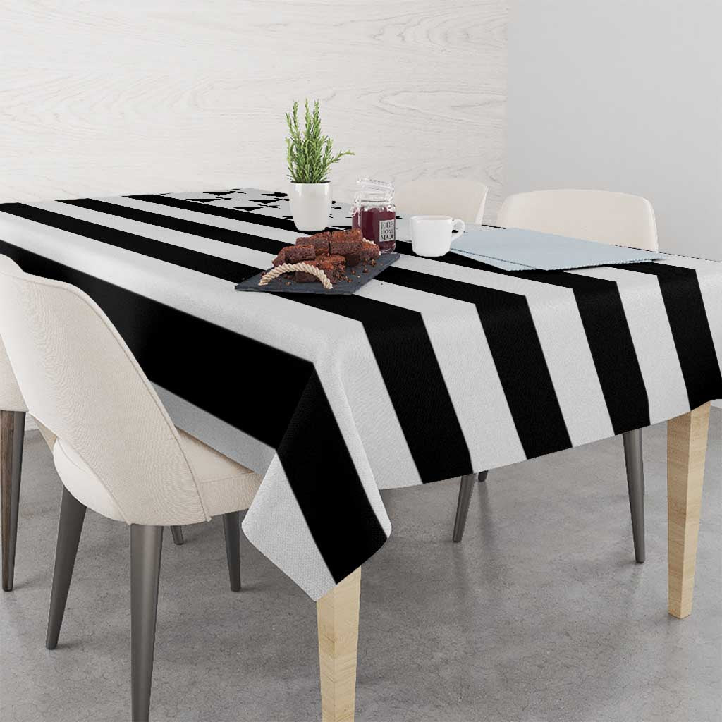 Brittany Flag Style Tablecloth Kentoch Mervel Eget Bezan Saotret - Wonder Print Shop