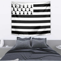 Brittany Flag Style Tapestry Kentoch Mervel Eget Bezan Saotret - Wonder Print Shop