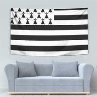 Brittany Flag Style Tapestry Kentoch Mervel Eget Bezan Saotret - Wonder Print Shop