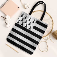 Brittany Flag Style Tote Bag Kentoch Mervel Eget Bezan Saotret - Wonder Print Shop
