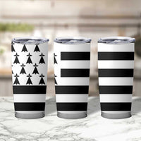 Brittany Flag Style Tumbler Cup Kentoch Mervel Eget Bezan Saotret - Wonder Print Shop