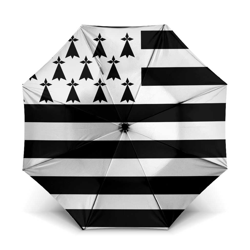 Brittany Flag Style Umbrella Kentoch Mervel Eget Bezan Saotret - Wonder Print Shop