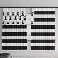 Brittany Flag Style Window Curtain Kentoch Mervel Eget Bezan Saotret - Wonder Print Shop