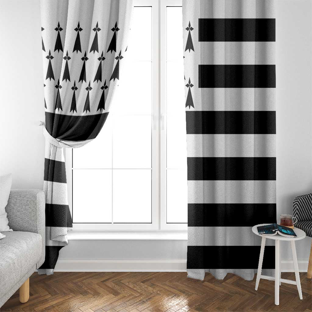 Brittany Flag Style Window Curtain Kentoch Mervel Eget Bezan Saotret - Wonder Print Shop