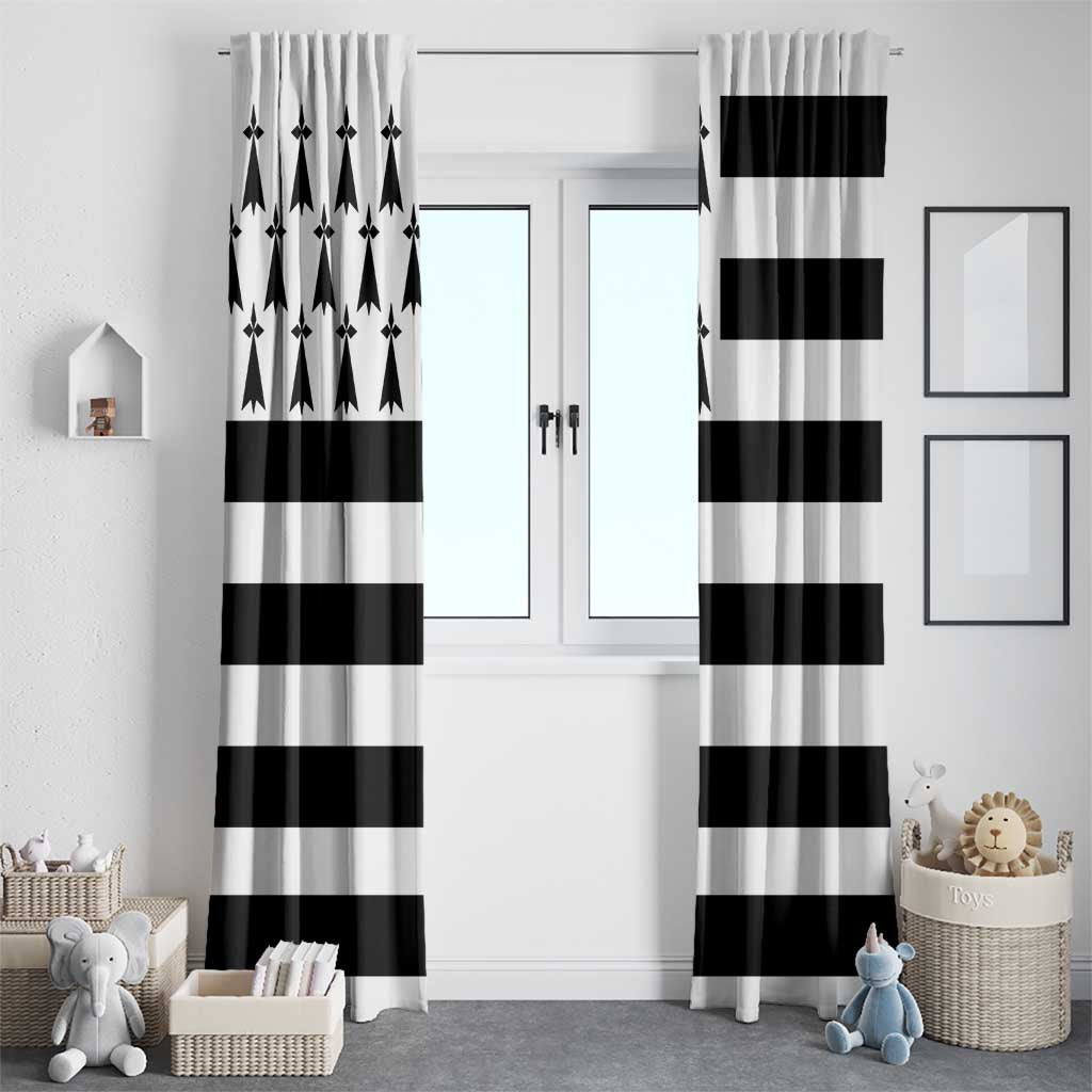 Brittany Flag Style Window Curtain Kentoch Mervel Eget Bezan Saotret - Wonder Print Shop