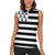 Brittany Flag Style Women Sleeveless Polo Shirt Kentoch Mervel Eget Bezan Saotret - Wonder Print Shop