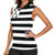 Brittany Flag Style Women Sleeveless Polo Shirt Kentoch Mervel Eget Bezan Saotret - Wonder Print Shop