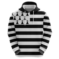 Brittany Flag Style Zip Hoodie Kentoch Mervel Eget Bezan Saotret - Wonder Print Shop