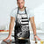 Brittany Ermine Celtic Apron Black Celtic Triskels - Wonder Print Shop