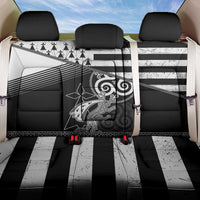 Brittany Ermine Celtic Back Car Seat Cover Black Celtic Triskels - Wonder Print Shop