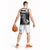 Brittany Ermine Celtic Basketball Jersey Black Celtic Triskels - Wonder Print Shop